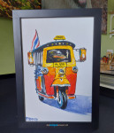 Onbekend, Tuktuk, opspannen en inlijsten