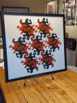 Print, M.C. Escher, Lizards, inlijsten