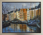 Bob van der Giessen, grachtaanzicht, inlijsten